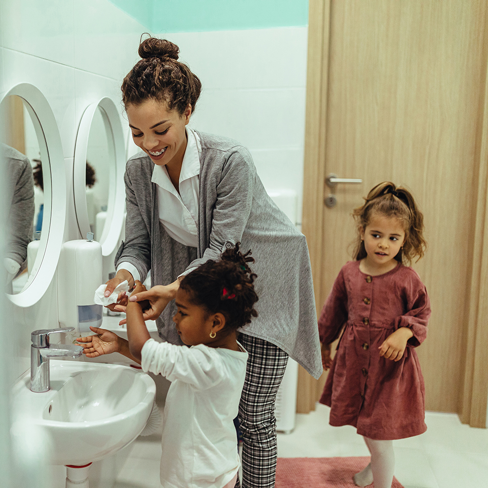 Germs-Be-Gone With Diligent Hand-Washing